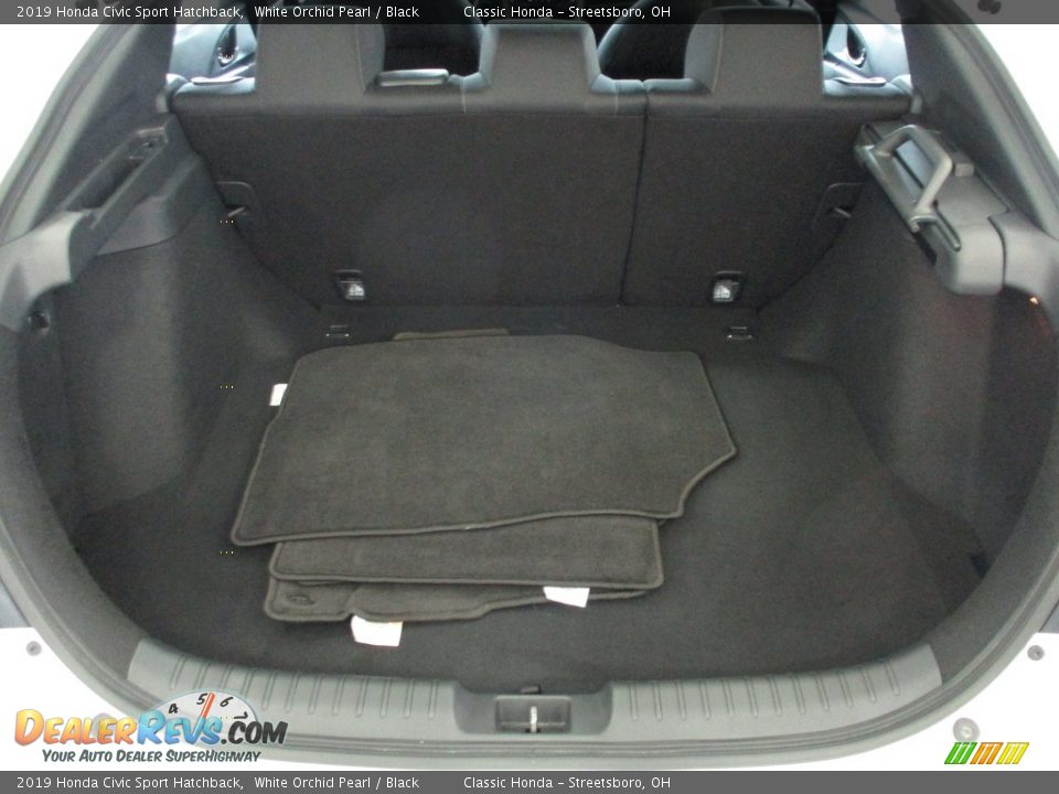 2019 Honda Civic Sport Hatchback White Orchid Pearl / Black Photo #20
