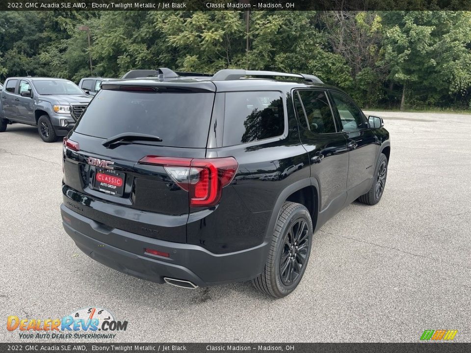 2022 GMC Acadia SLE AWD Ebony Twilight Metallic / Jet Black Photo #3