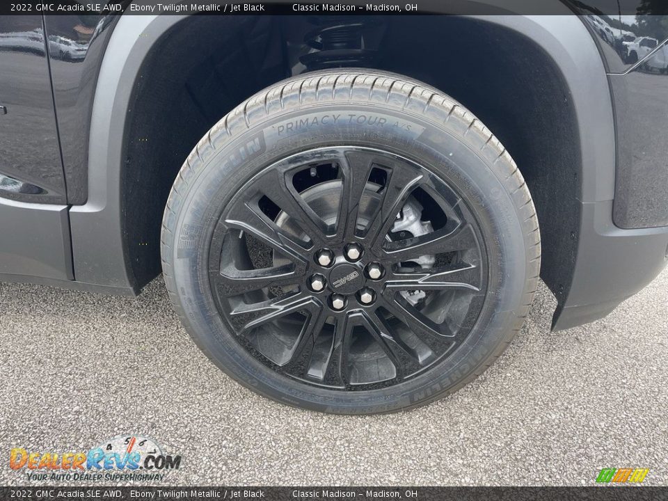 2022 GMC Acadia SLE AWD Ebony Twilight Metallic / Jet Black Photo #5