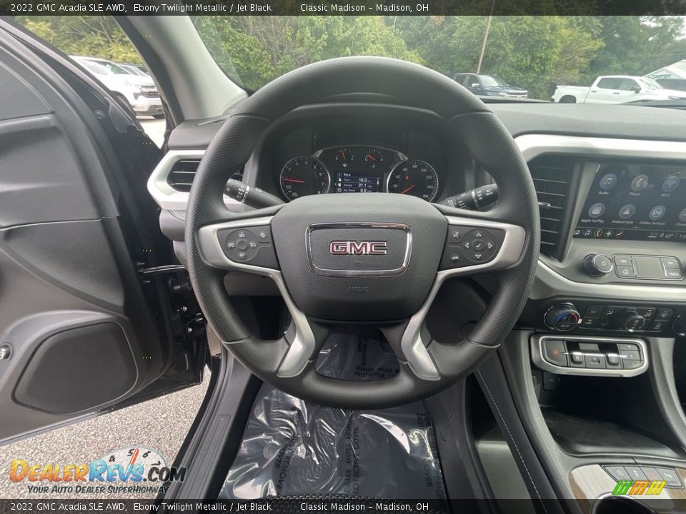 2022 GMC Acadia SLE AWD Steering Wheel Photo #9
