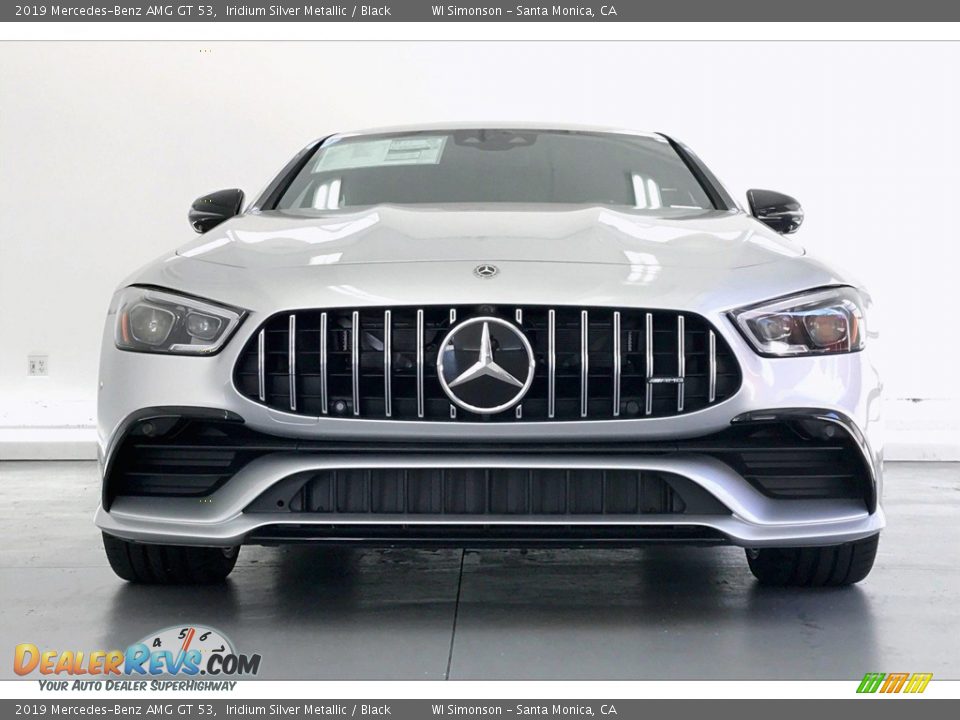 2019 Mercedes-Benz AMG GT 53 Iridium Silver Metallic / Black Photo #2