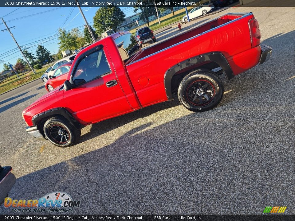 2003 Chevrolet Silverado 1500 LS Regular Cab Victory Red / Dark Charcoal Photo #6