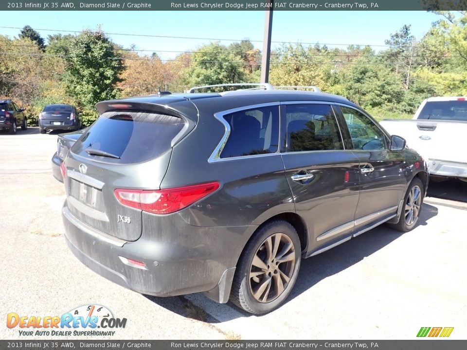 2013 Infiniti JX 35 AWD Diamond Slate / Graphite Photo #3