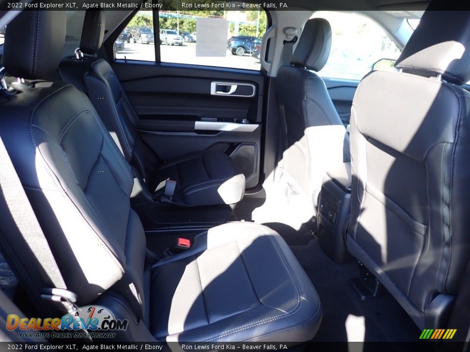 2022 Ford Explorer XLT Agate Black Metallic / Ebony Photo #10