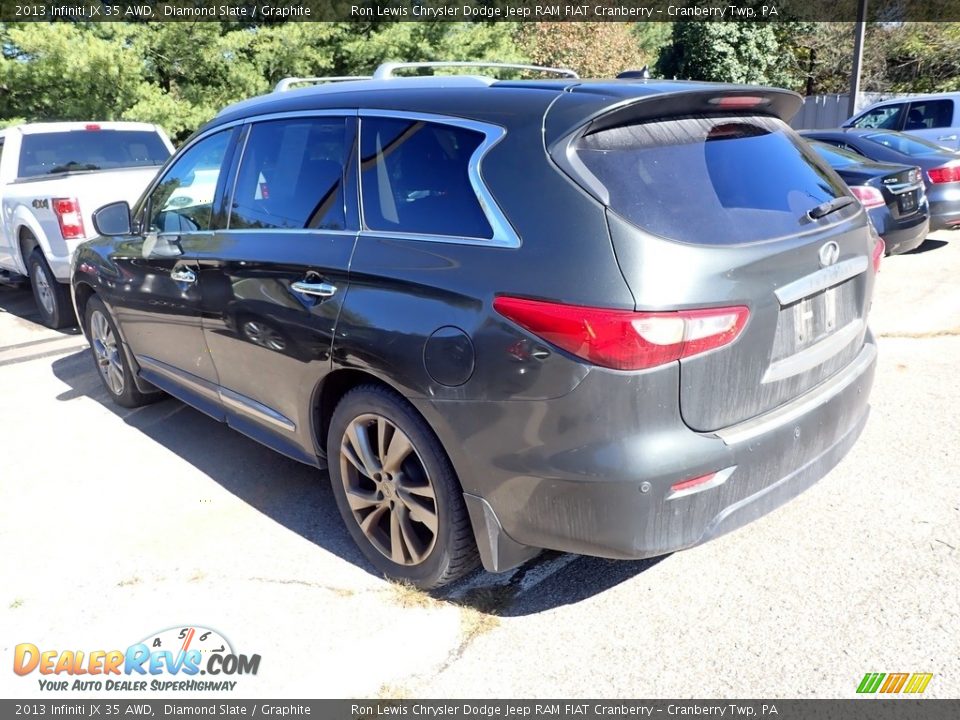 2013 Infiniti JX 35 AWD Diamond Slate / Graphite Photo #4