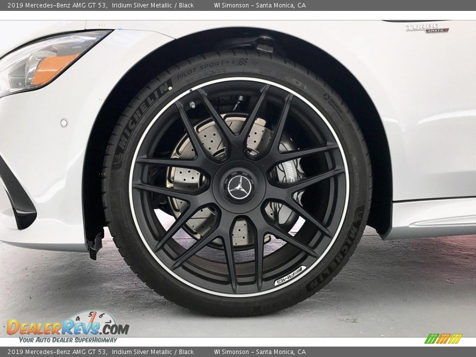 2019 Mercedes-Benz AMG GT 53 Iridium Silver Metallic / Black Photo #8