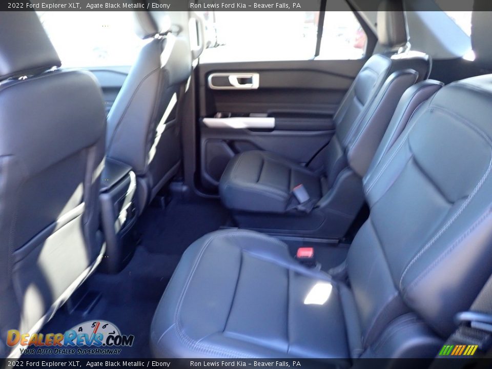 2022 Ford Explorer XLT Agate Black Metallic / Ebony Photo #13