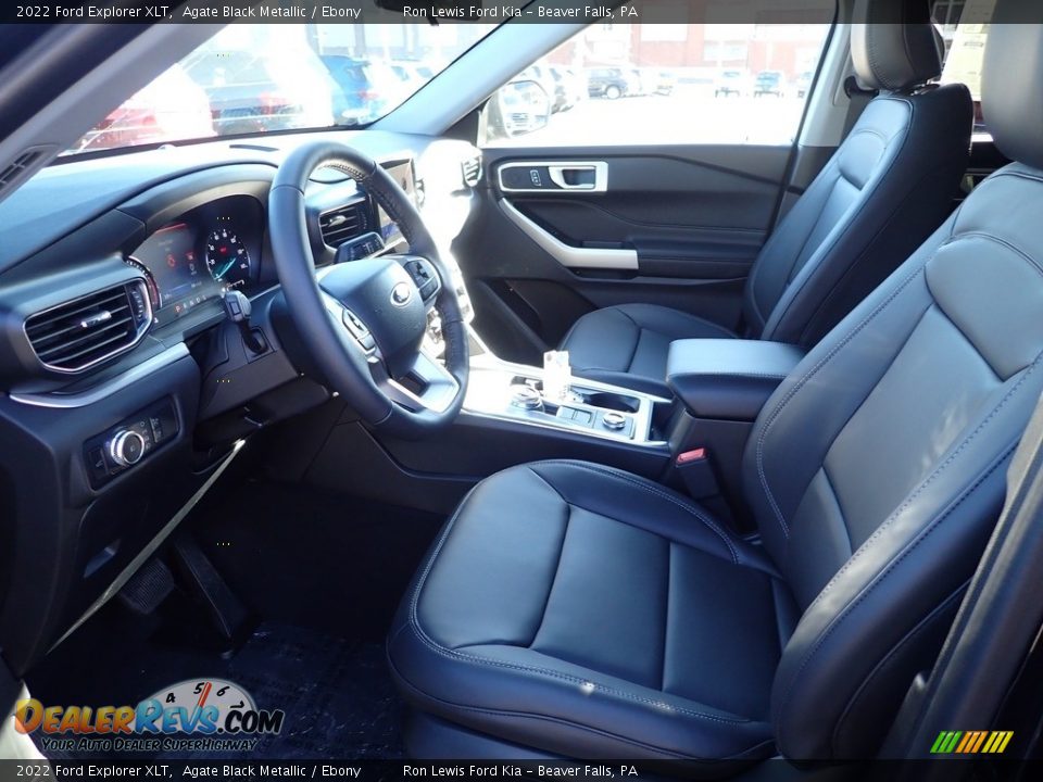 2022 Ford Explorer XLT Agate Black Metallic / Ebony Photo #15