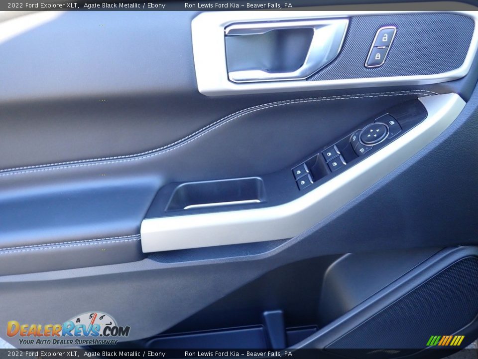 2022 Ford Explorer XLT Agate Black Metallic / Ebony Photo #16