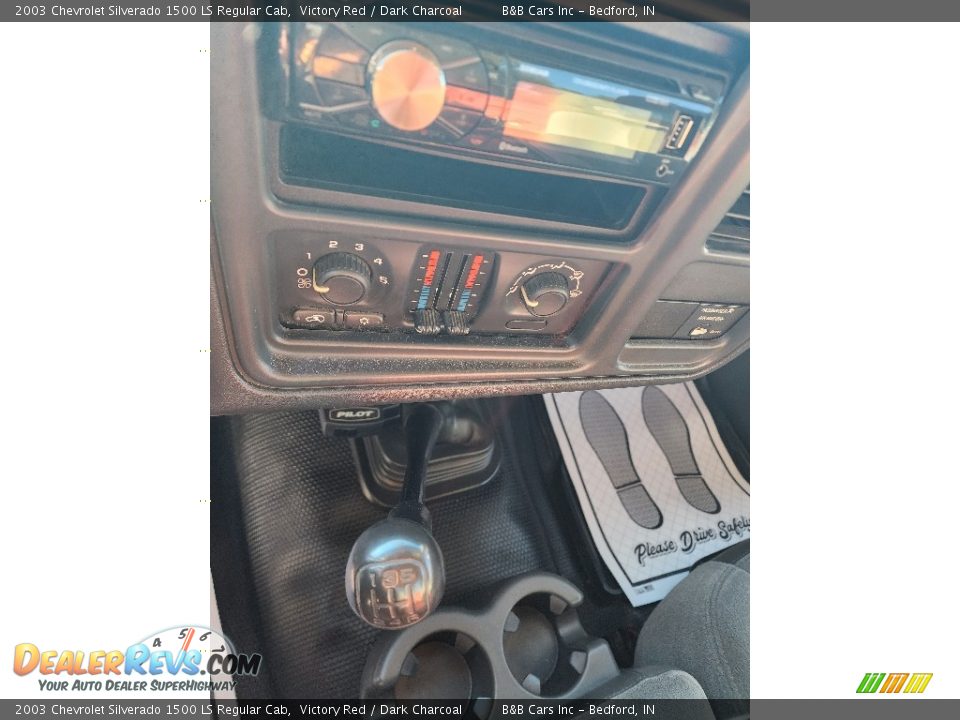 2003 Chevrolet Silverado 1500 LS Regular Cab Victory Red / Dark Charcoal Photo #13