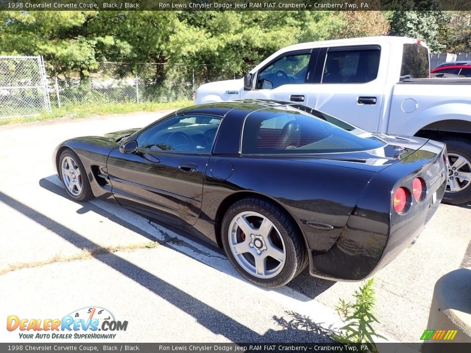 1998 Chevrolet Corvette Coupe Black / Black Photo #4
