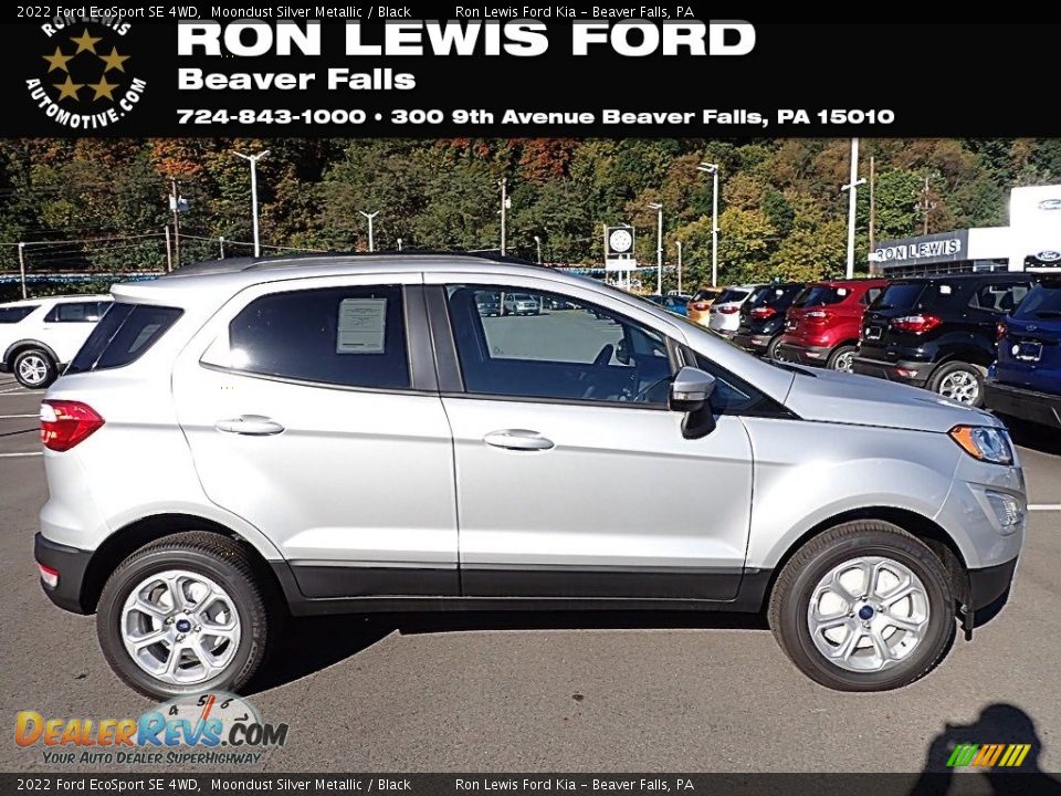2022 Ford EcoSport SE 4WD Moondust Silver Metallic / Black Photo #1