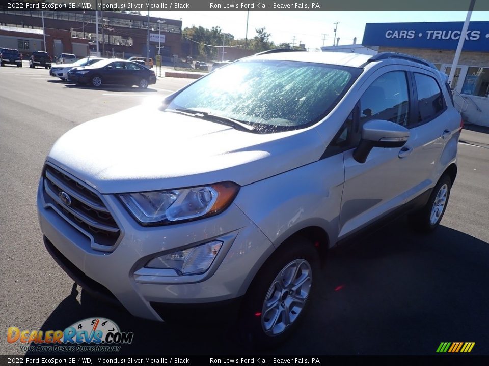 2022 Ford EcoSport SE 4WD Moondust Silver Metallic / Black Photo #4