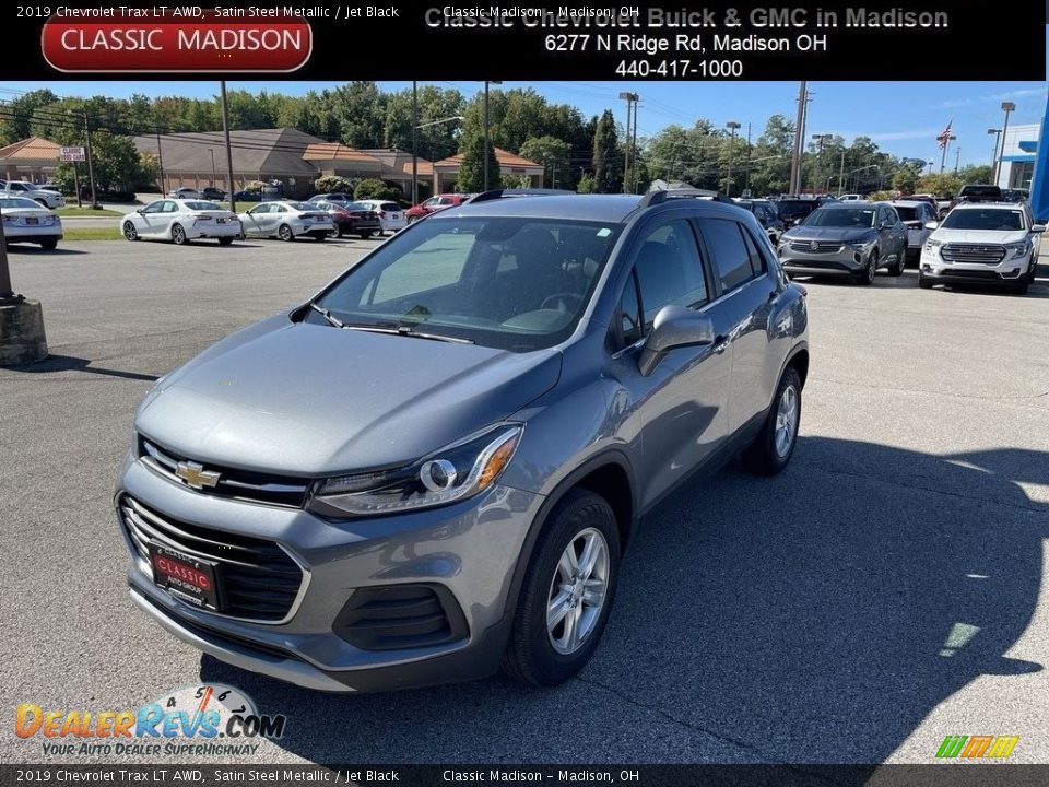2019 Chevrolet Trax LT AWD Satin Steel Metallic / Jet Black Photo #1