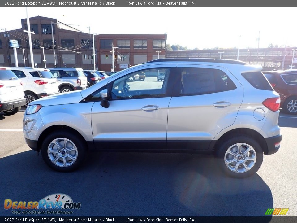 2022 Ford EcoSport SE 4WD Moondust Silver Metallic / Black Photo #5