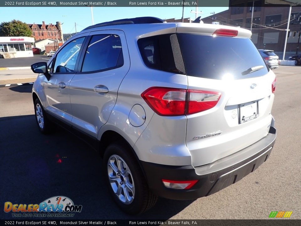 2022 Ford EcoSport SE 4WD Moondust Silver Metallic / Black Photo #6