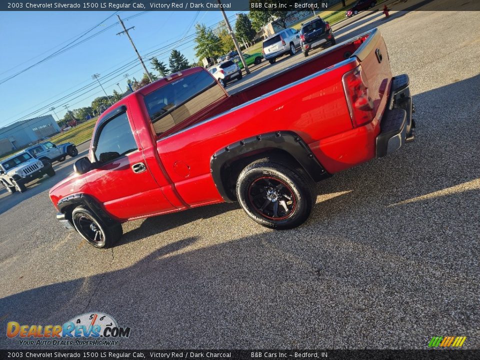 2003 Chevrolet Silverado 1500 LS Regular Cab Victory Red / Dark Charcoal Photo #21