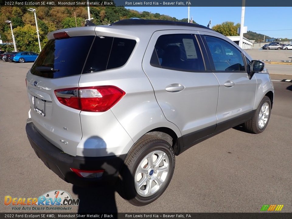 2022 Ford EcoSport SE 4WD Moondust Silver Metallic / Black Photo #8