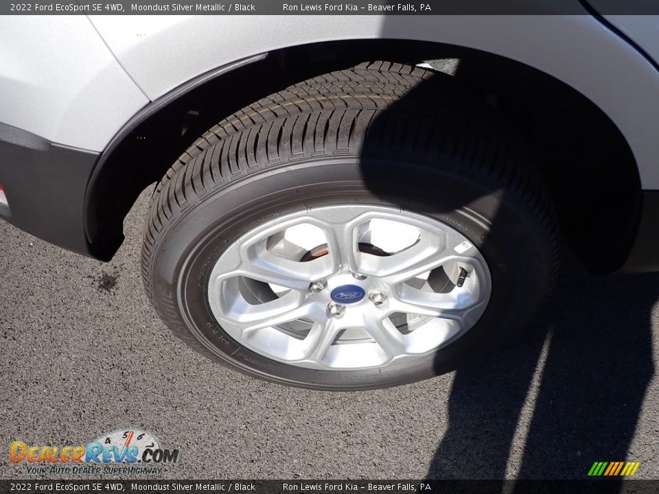 2022 Ford EcoSport SE 4WD Moondust Silver Metallic / Black Photo #9