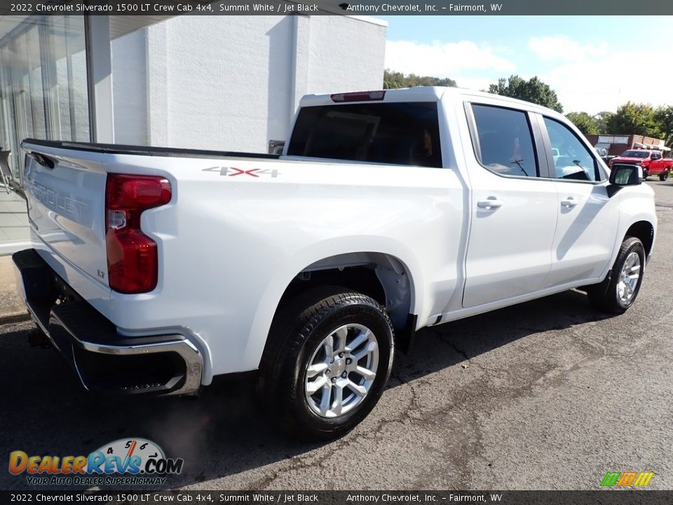 2022 Chevrolet Silverado 1500 LT Crew Cab 4x4 Summit White / Jet Black Photo #3