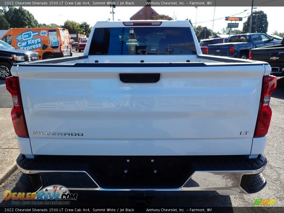 2022 Chevrolet Silverado 1500 LT Crew Cab 4x4 Summit White / Jet Black Photo #4