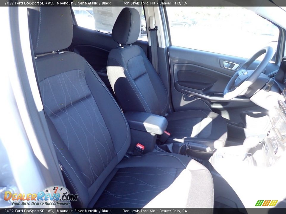 2022 Ford EcoSport SE 4WD Moondust Silver Metallic / Black Photo #11