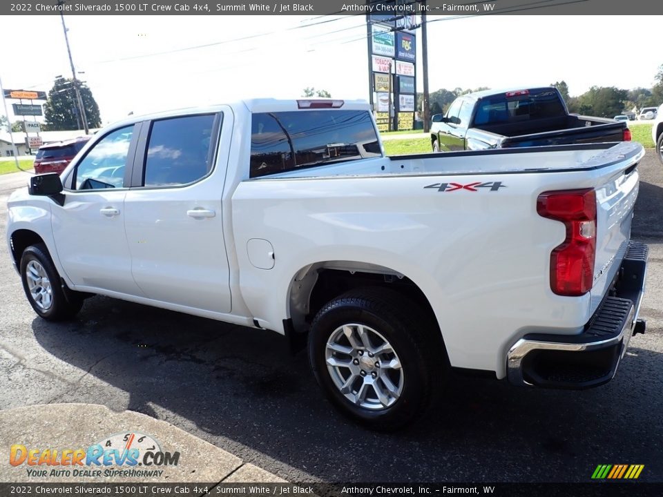 2022 Chevrolet Silverado 1500 LT Crew Cab 4x4 Summit White / Jet Black Photo #5