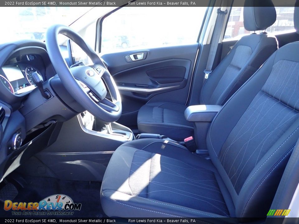 2022 Ford EcoSport SE 4WD Moondust Silver Metallic / Black Photo #14