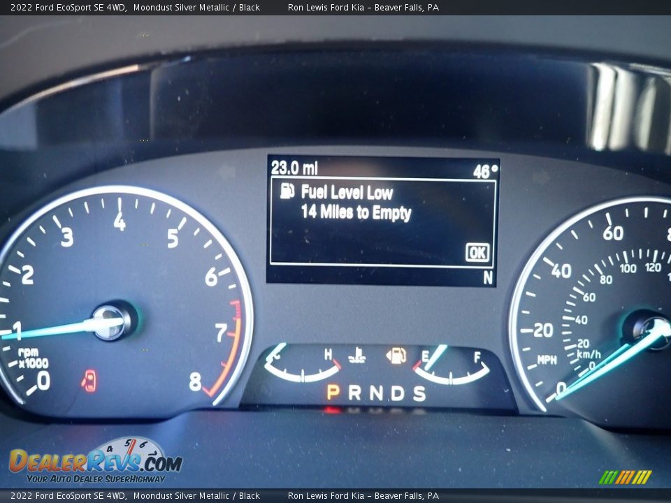 2022 Ford EcoSport SE 4WD Moondust Silver Metallic / Black Photo #16