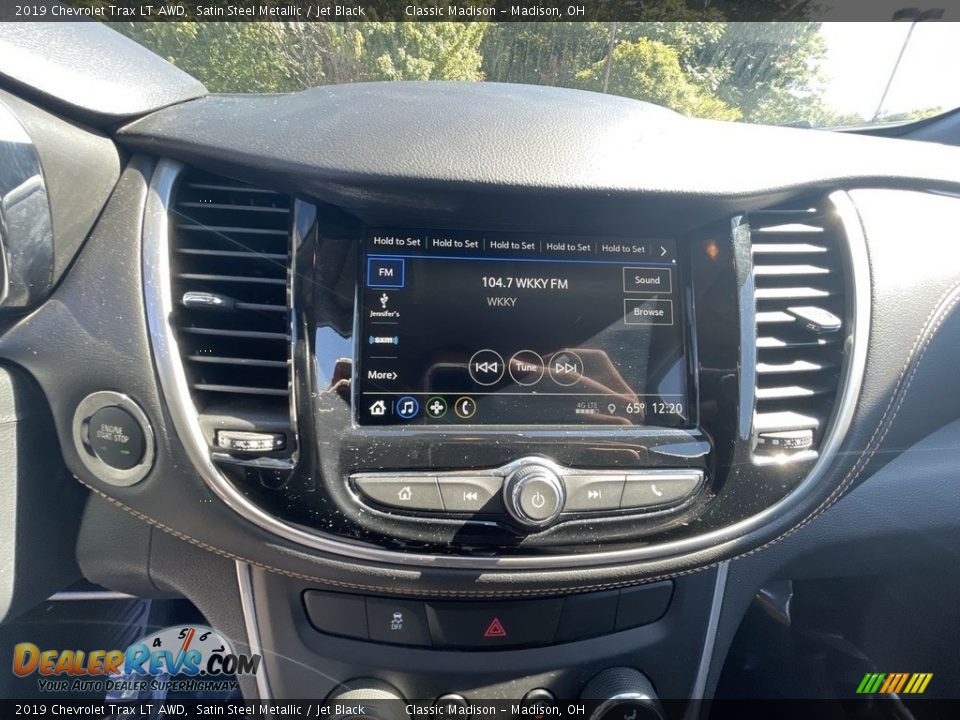 2019 Chevrolet Trax LT AWD Satin Steel Metallic / Jet Black Photo #11