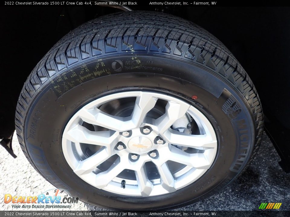 2022 Chevrolet Silverado 1500 LT Crew Cab 4x4 Summit White / Jet Black Photo #9