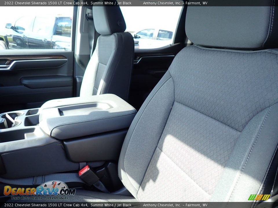2022 Chevrolet Silverado 1500 LT Crew Cab 4x4 Summit White / Jet Black Photo #10