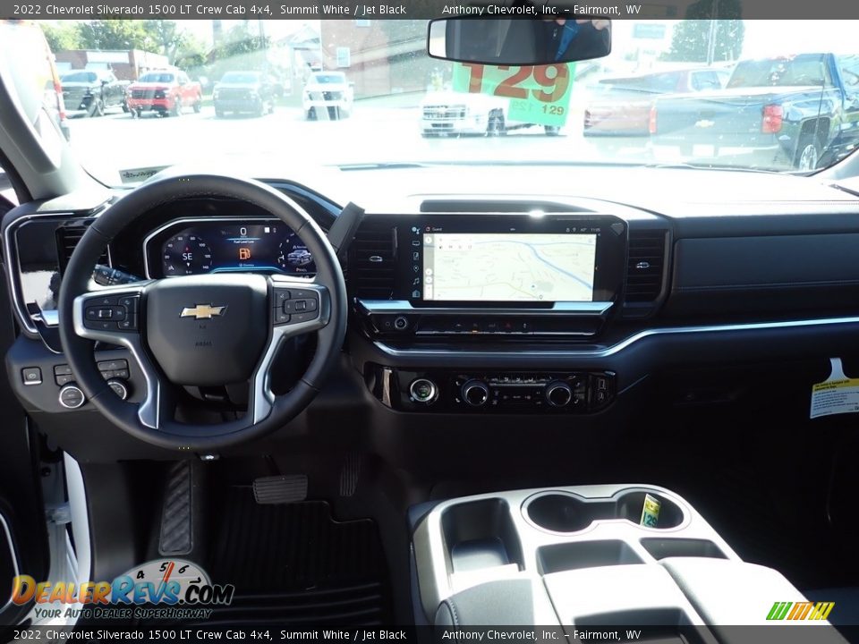 2022 Chevrolet Silverado 1500 LT Crew Cab 4x4 Summit White / Jet Black Photo #13