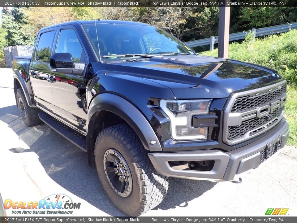 2017 Ford F150 SVT Raptor SuperCrew 4x4 Shadow Black / Raptor Black Photo #3