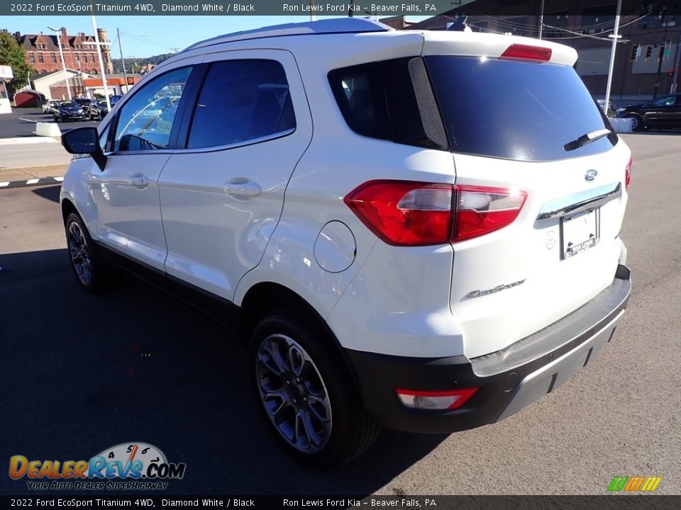 2022 Ford EcoSport Titanium 4WD Diamond White / Black Photo #6