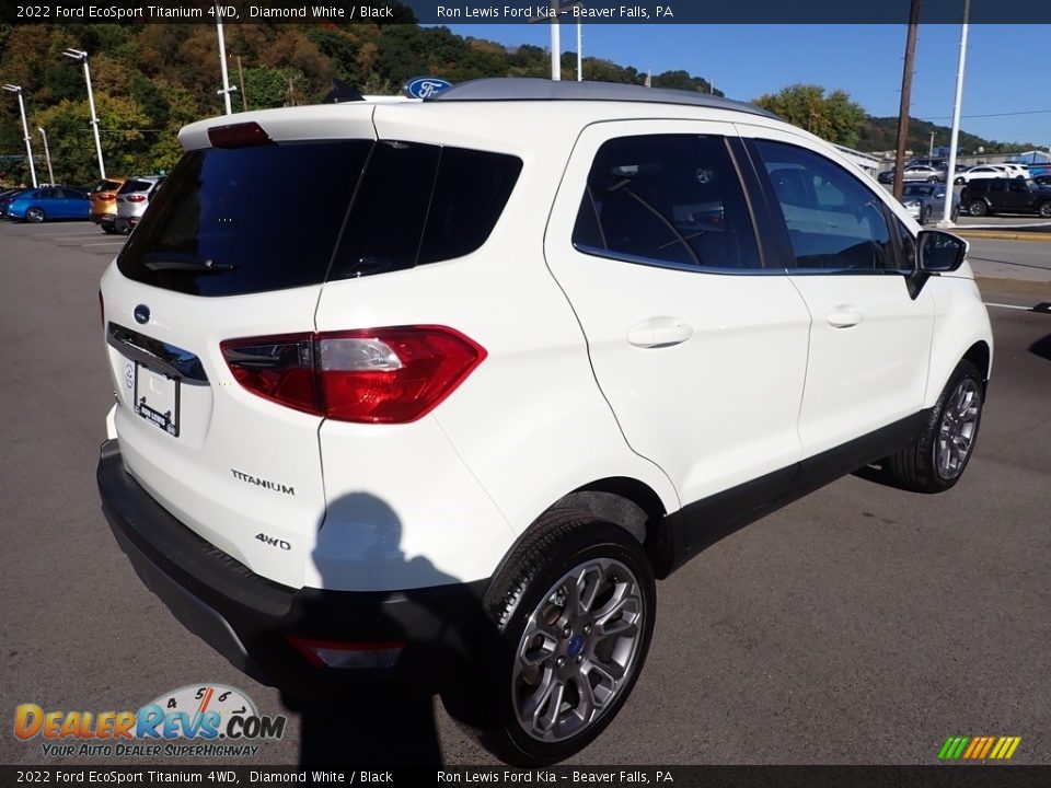 2022 Ford EcoSport Titanium 4WD Diamond White / Black Photo #8