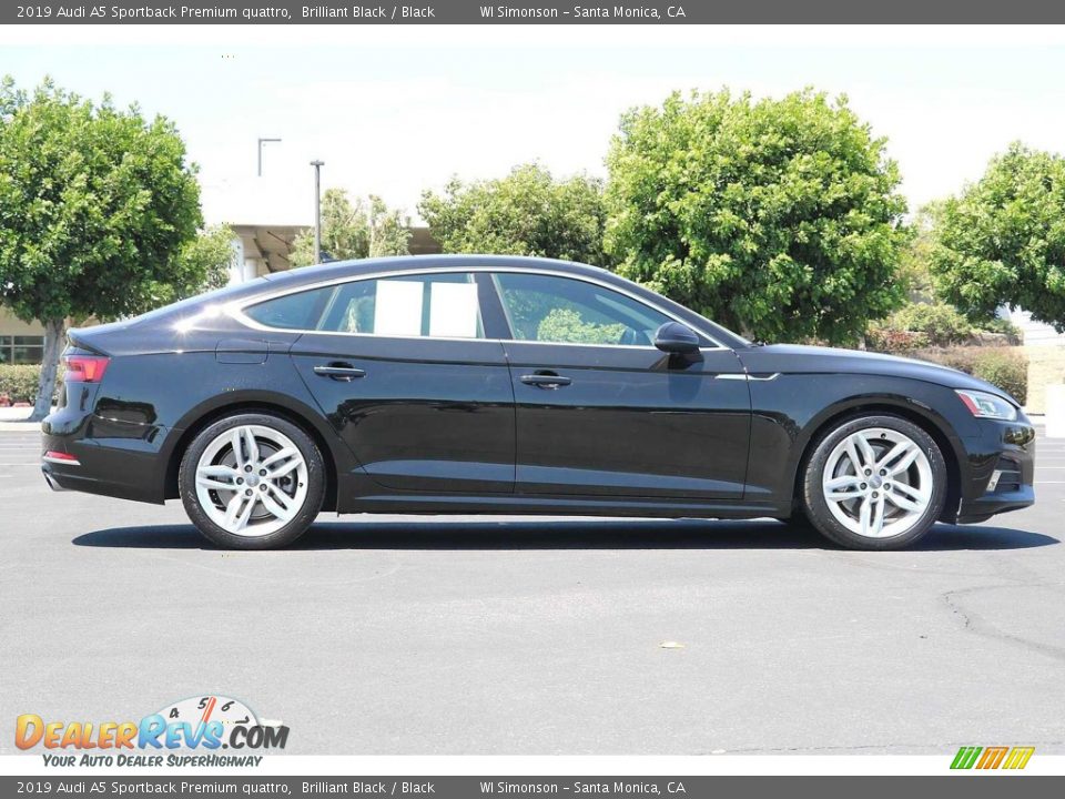 Brilliant Black 2019 Audi A5 Sportback Premium quattro Photo #4