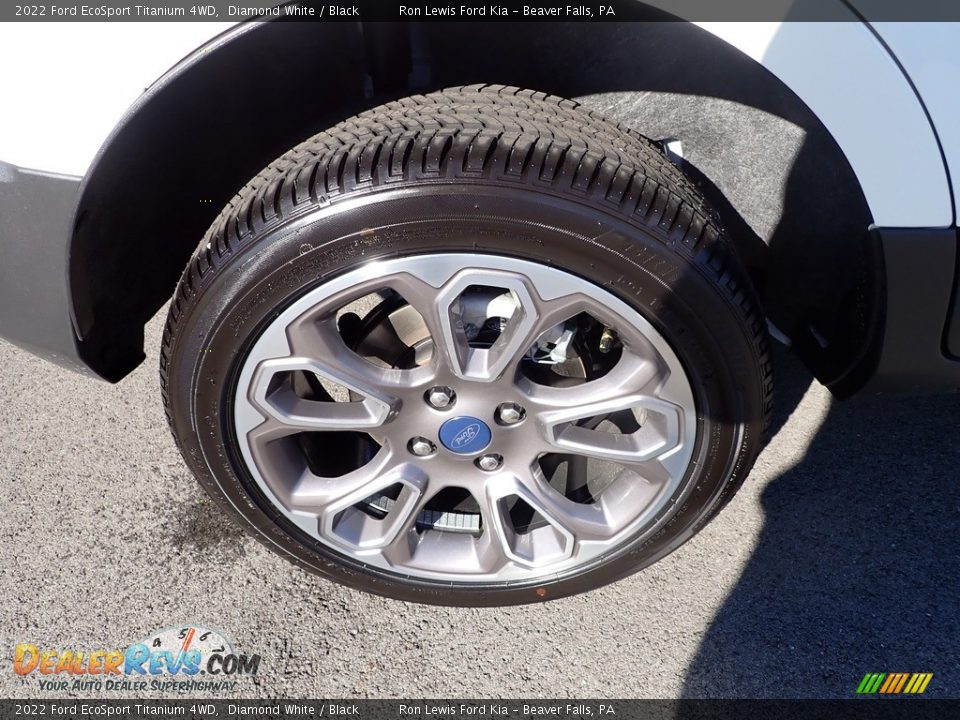 2022 Ford EcoSport Titanium 4WD Diamond White / Black Photo #9