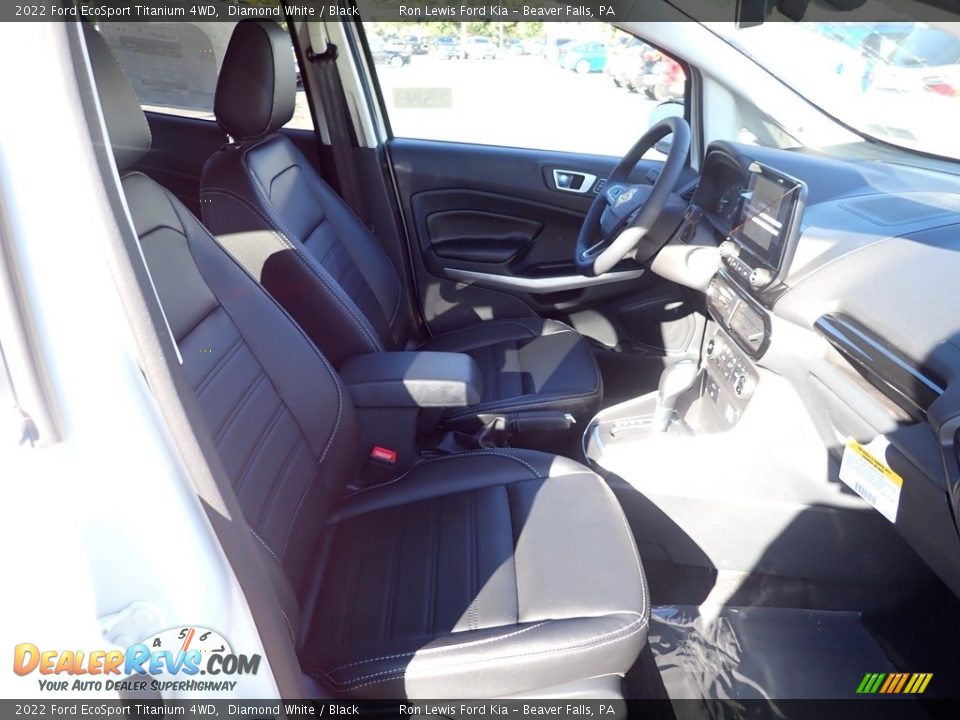 2022 Ford EcoSport Titanium 4WD Diamond White / Black Photo #11