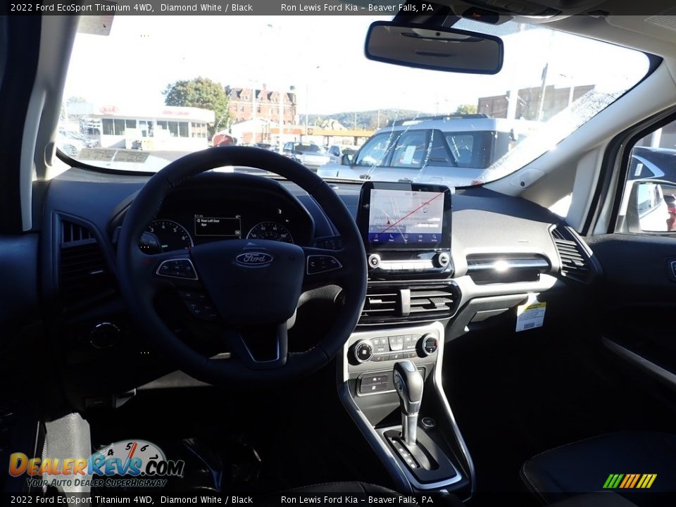 2022 Ford EcoSport Titanium 4WD Diamond White / Black Photo #13