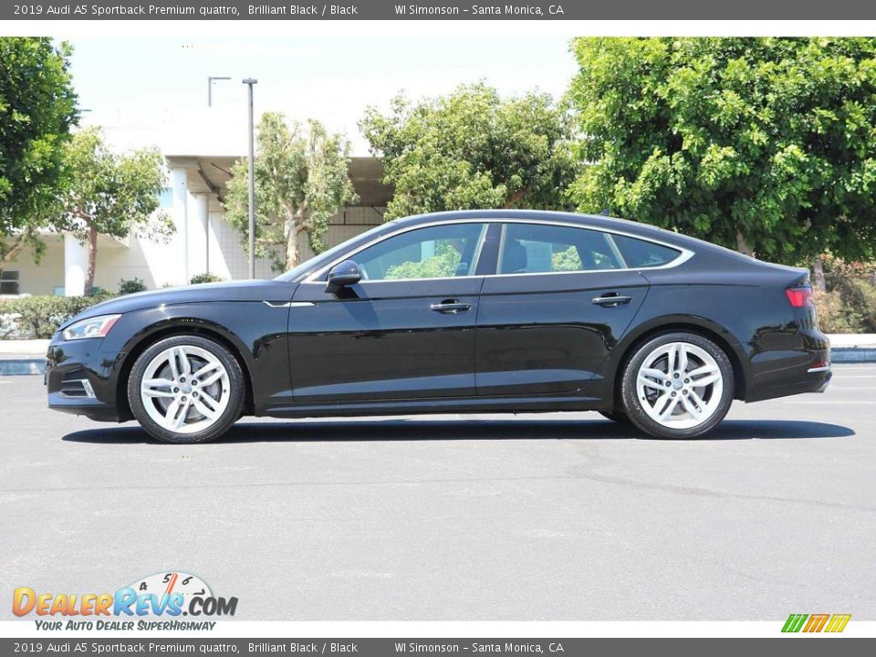 Brilliant Black 2019 Audi A5 Sportback Premium quattro Photo #9