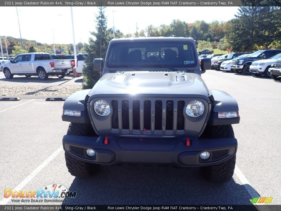 2021 Jeep Gladiator Rubicon 4x4 Sting-Gray / Black Photo #2