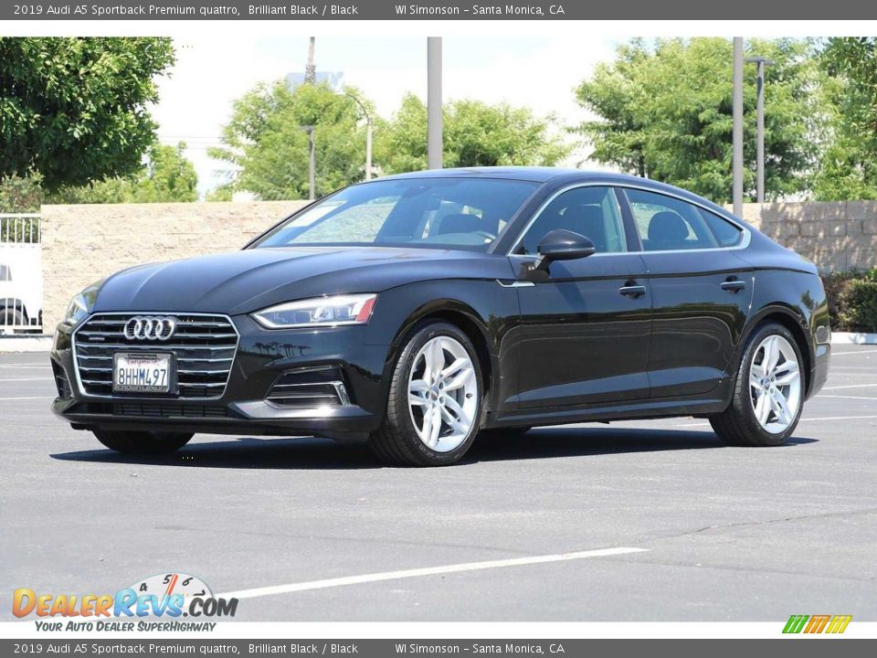 Front 3/4 View of 2019 Audi A5 Sportback Premium quattro Photo #10