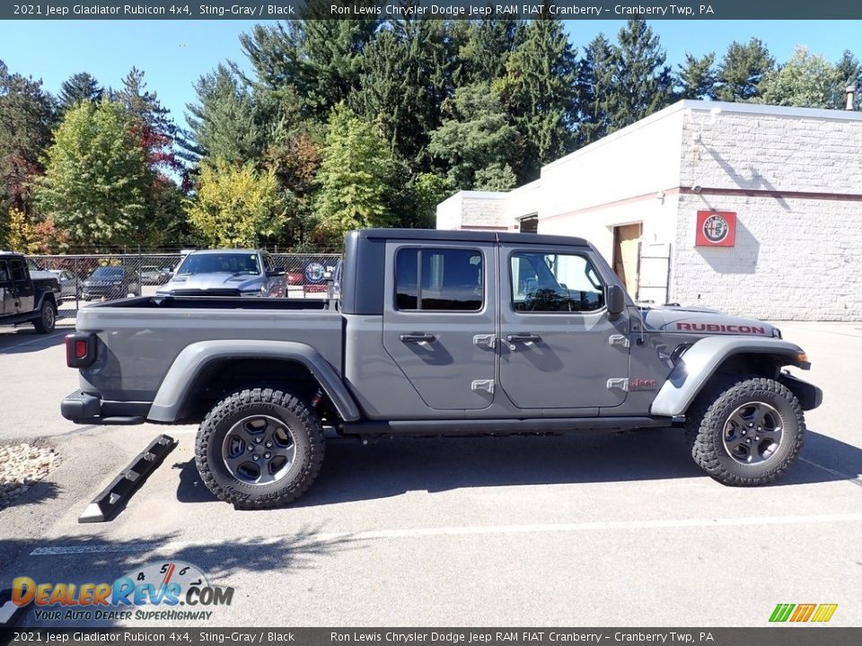 2021 Jeep Gladiator Rubicon 4x4 Sting-Gray / Black Photo #4