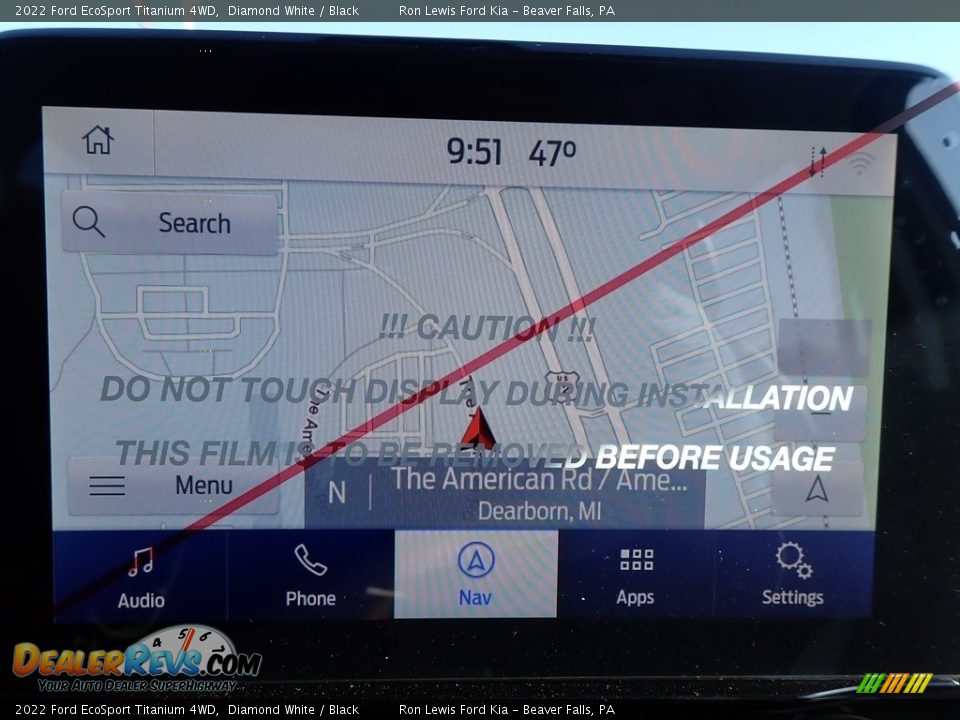 2022 Ford EcoSport Titanium 4WD Diamond White / Black Photo #19