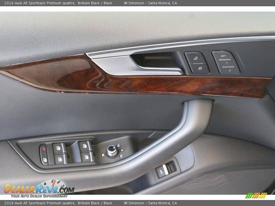 Door Panel of 2019 Audi A5 Sportback Premium quattro Photo #13