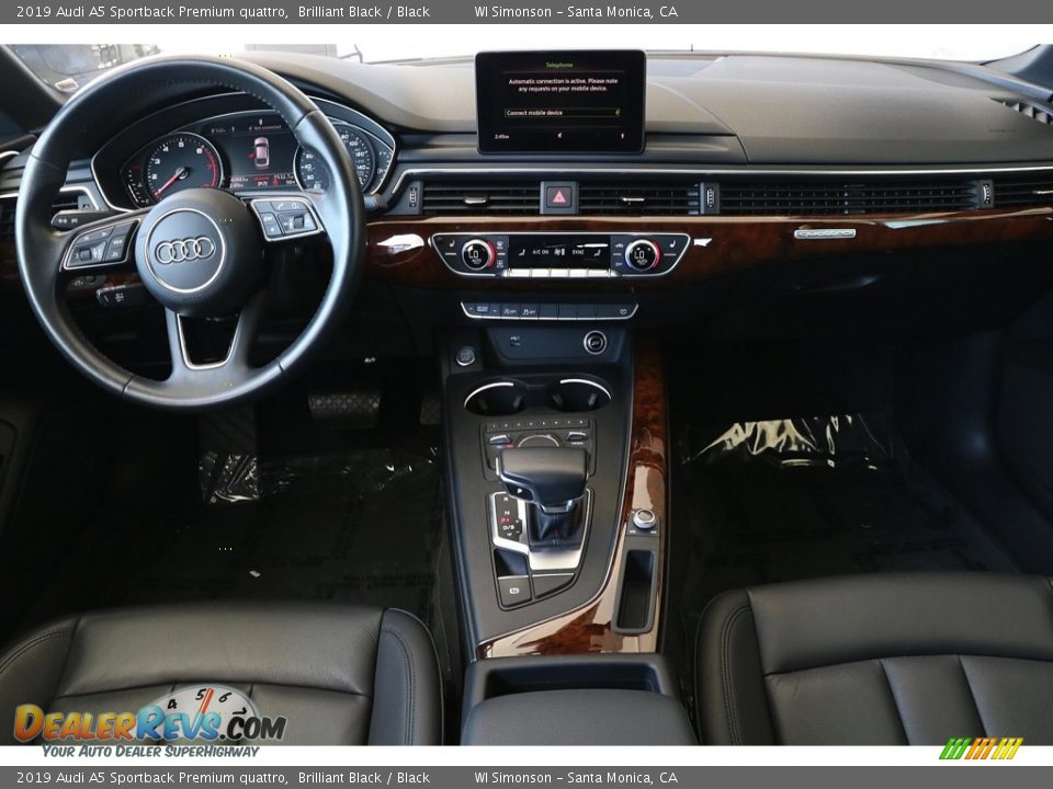 Dashboard of 2019 Audi A5 Sportback Premium quattro Photo #15