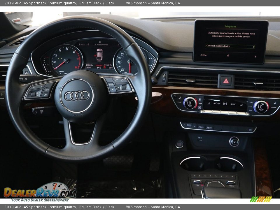 Dashboard of 2019 Audi A5 Sportback Premium quattro Photo #16