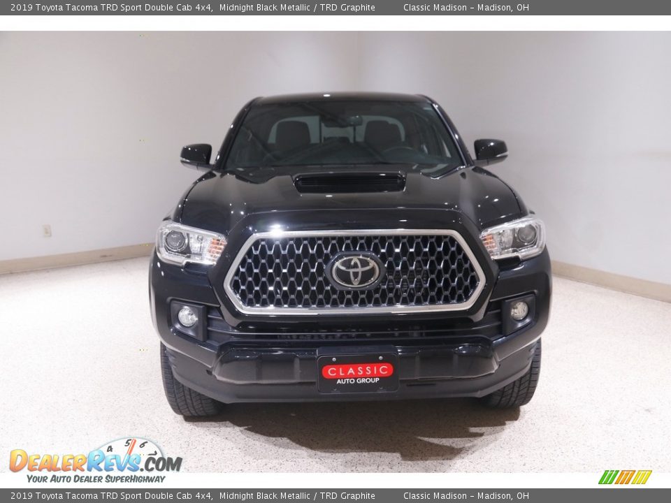 2019 Toyota Tacoma TRD Sport Double Cab 4x4 Midnight Black Metallic / TRD Graphite Photo #2
