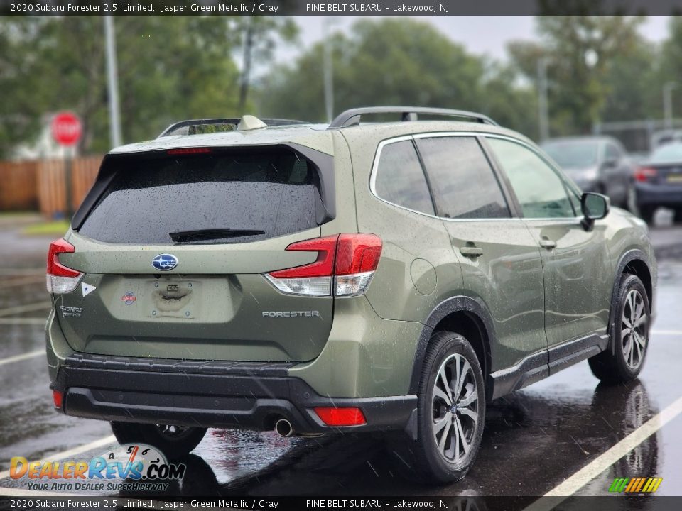 2020 Subaru Forester 2.5i Limited Jasper Green Metallic / Gray Photo #7